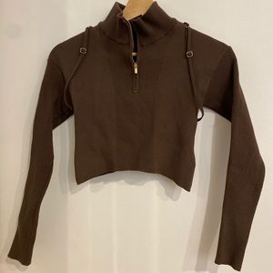 Jacquemus La Maille Bormio crop turtleneck 36 xs